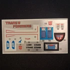 Old G1 Transformer 1984 Mirage Original Unused Sticker Sheet vintage citanes vtg