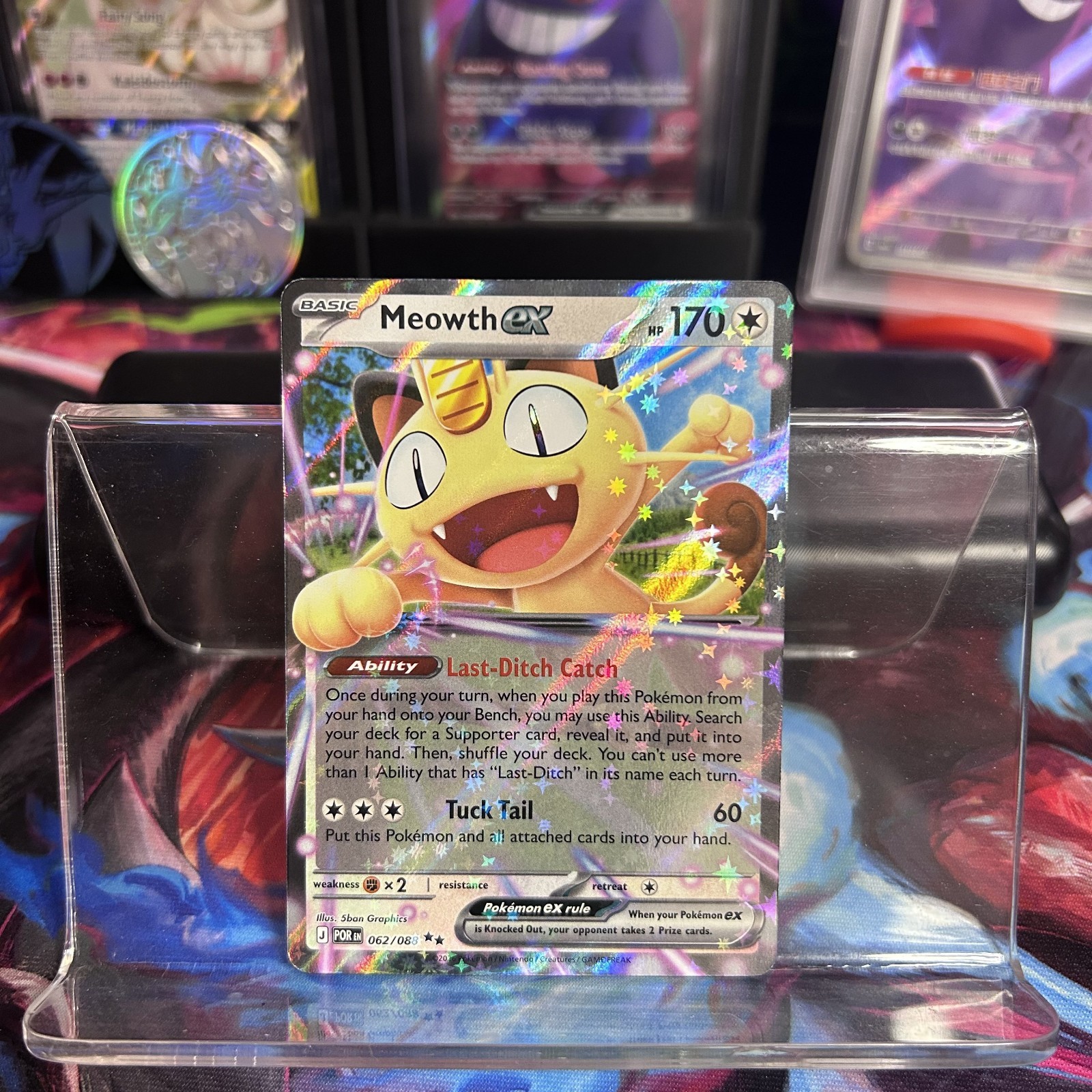 Meowth EX 062/088 ME03: Perfect Order POKEMON TCG