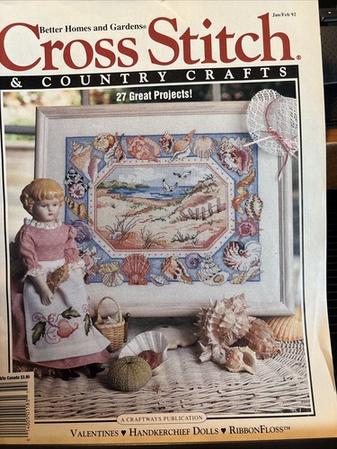 Rivista punto croce e artigianato di campagna gennaio/febbraio 1992 - Foto 1 di 12
