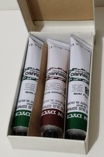 Vintage 3 colori ad olio FERRARIO VAN DYCK 60ml LACCA VERDE, LACCA DI GARANZA SC