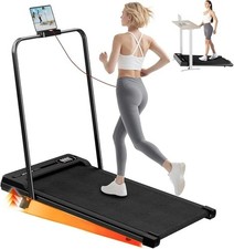 Tapis Roulant Elettrico Salvaspazio 7%, 3 IN 1 Walking Pad Pieghevole, 2.5CV Tap