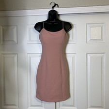 Pink Fashion Nova Mini Cami Strap Dress NWT Size Small