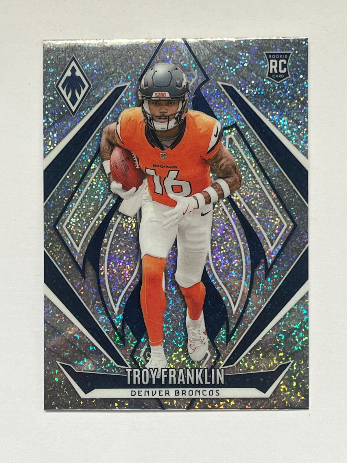 2024 Panini Phoenix Rookies Troy Franklin RC Sparkle #244 Denver Broncos (DW)