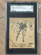 1936-37 O-PEE-CHEE D-98 SWEENEY SCHRINER HOF HOCKEY CARD PROOF