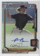 2015 Bowman Draft Chrome Pick Refractor Phil Bickford #BCA-PB Auto 1z2