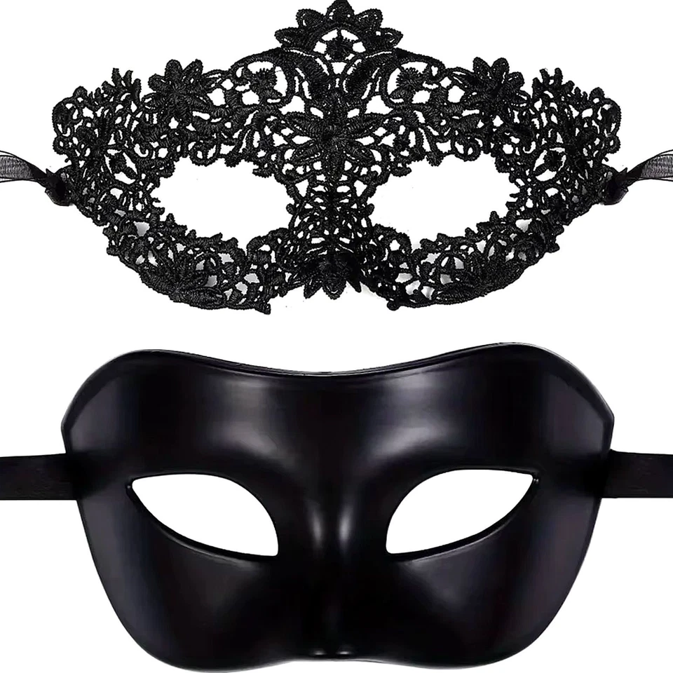 Halloween Masken Venezianische Maske Kostüm Maskerade Karnevalsmaske Augenmaske - Bild 2 von 4