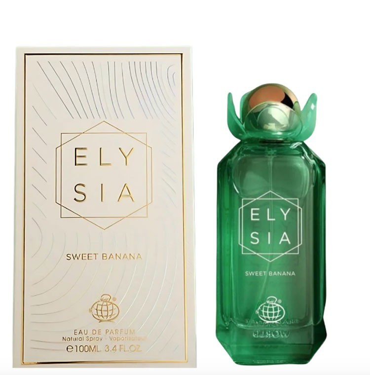 Elysia Sweet Banana Eau De Parfum 100ml by Fragrance World EDP Sugar floral