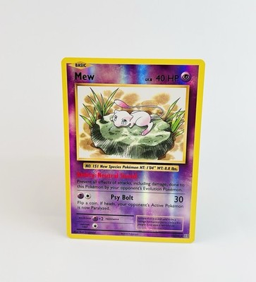 Mew Reverse Holo Near Mint NM 53/108 XY Evolutions Pokémon TCG 2016