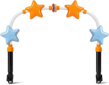 Baby Bouncer Toy Bar Replacement, Detachable Hanging Toy Bar with Star Toys