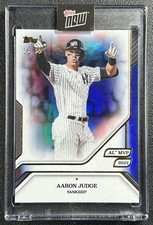 AARON JUDGE 2025 TOPPS MVP COLLECTION BASEBALL #35 BLUE FOIL 33/35 YANKEES