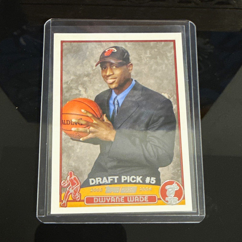 Topps 2003-04 NBA Draft NY 03 Dwyane Wade Rookie Draft Pick #225 Heat