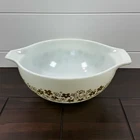 RARE-PYREX SPRING BLOSSOM CRAZY DAISY 443   2 1/2 QUART BOWL BEAUTIFUL USED