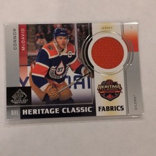 Upper Deck 2024-25 SP Game Used Heritage Classic Connor McDavid #HCF-1 Oilers