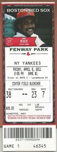 A-Rod HR #616 Home Opener 4/8/2011 Yankees at Red Sox Nick Swisher 500th RBI