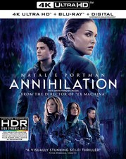 Annihilation New 4K UHD Blu-ray With Blu-Ray, 4K Mastering, Ac-3/Dolby Digit