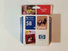 Genuine HP Inkjet Printer Cartridge -- 2 Pack - HP 58