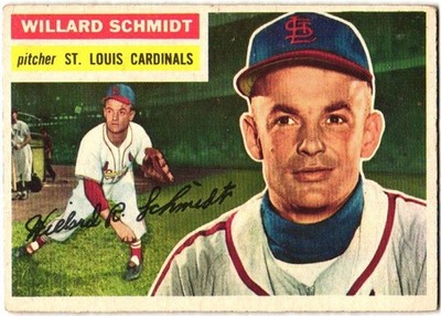 1956 Topps - Willard Schmidt #323 (C) -VG