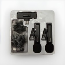 Wireless Lavalier Microphone System, 65FT Range, Plug Play, Interview Vlog