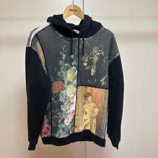 Rare Print Alexander McQueen Antique Pullover Hoodie