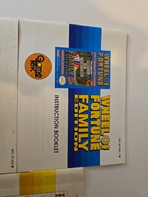3 Nintendo NES Instruction Booklets Wheel Of Fortune, Jeopardy, Family Feud!