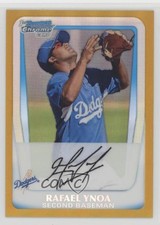 2011 Bowman Chrome Prospects Gold Refractor 22/50 Rafael Ynoa #BCP79 0rd2