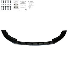 Frontlippe Schwarz Glanz passend für VW T5 Transporter 2003-2009 mit ABE