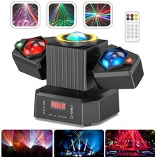 2 Arm Moving Head Light RGBW Beam Laser Disco Ball Light DJ Stage Light DMX 50W