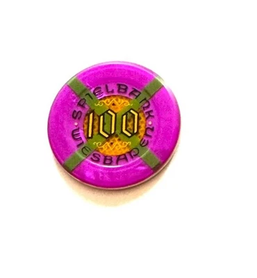 ✅✅ Spielbank Wiesbaden ◕ Markierter Jeton / Casino‑Chip ◕ DM 100 ◕ Roulette ✅✅ - Bild 1 von 3