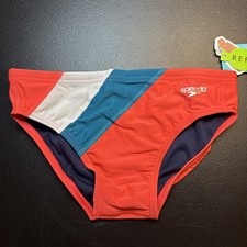 Speedo Men's / Youth Swim Briefs Bathing Suit Euro Brazilian Size 30 Pink Glo