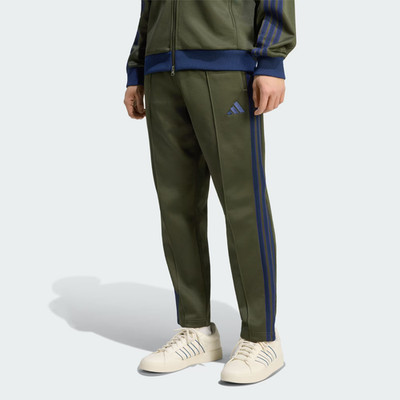 adidas Men's STADIUM REGULAR FIT PIQUE FULL LENGTH OPEN HEM Track Pants Green