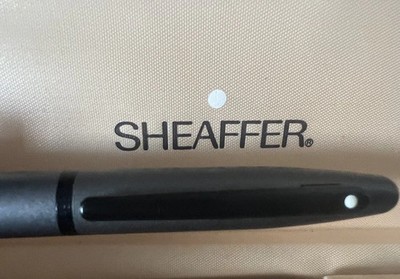 SHEAFFER Füllfederhalter Grauer Lack Gewehrlaufpatrone Federn M