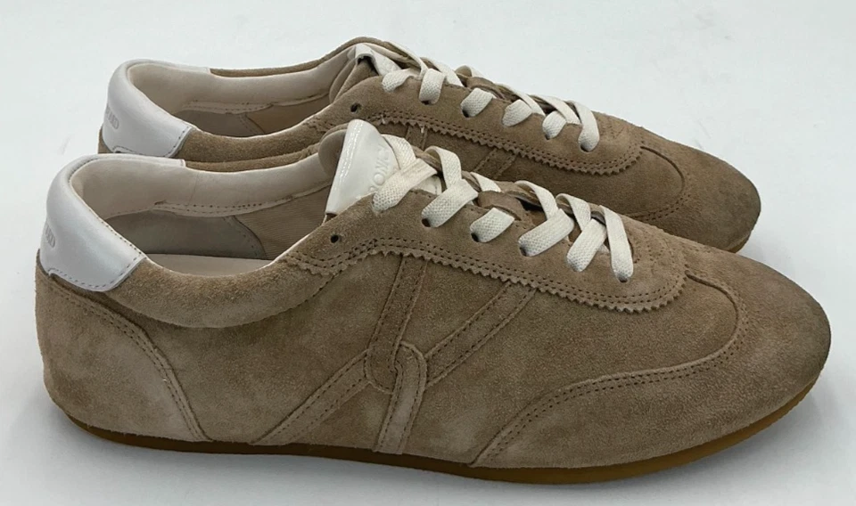 Veronica Beard Riviera Women's Size 7 Sand Suede Sneakers - Image 4 of 4