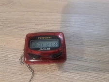 Pager Beeper Vintage See Through Red Percomm Jaguar Model Working