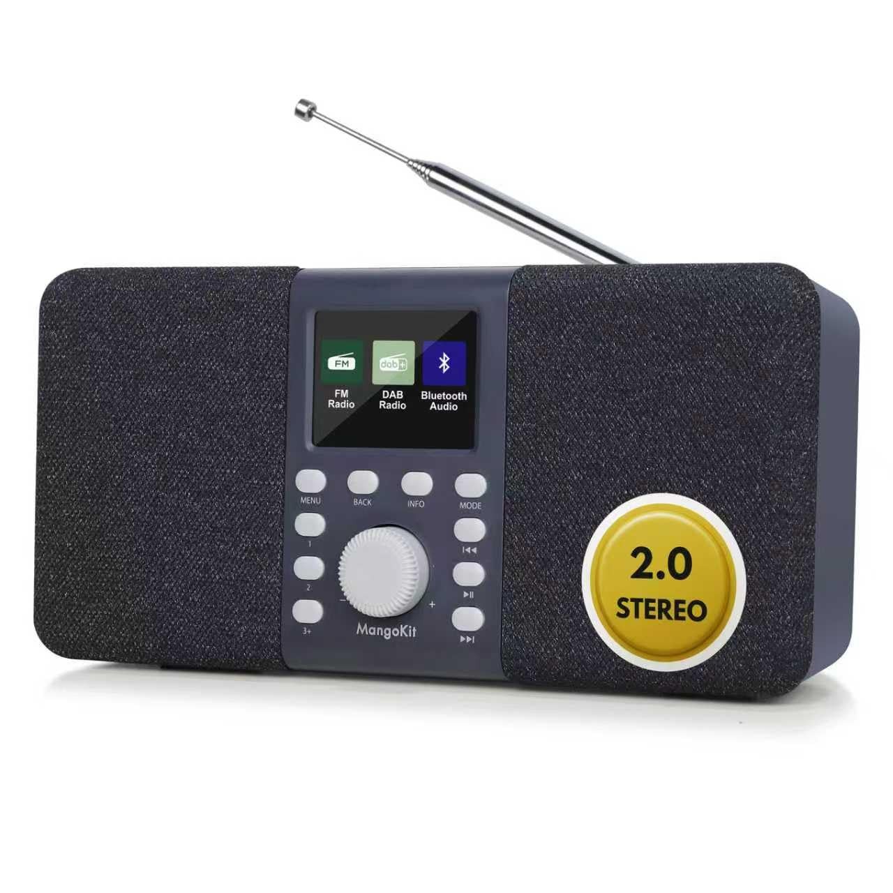Radio Digitale MD5 DAB+ Stereo 2.0: Altoparlante Bluetooth 5.3 Pro