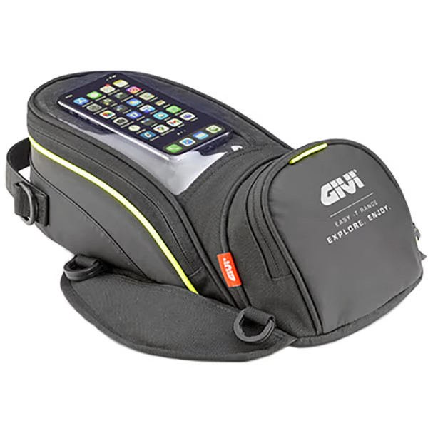 Givi Motorcycle Motorbike Luggage EA138 Small Magnetic Tank Bag - 6L