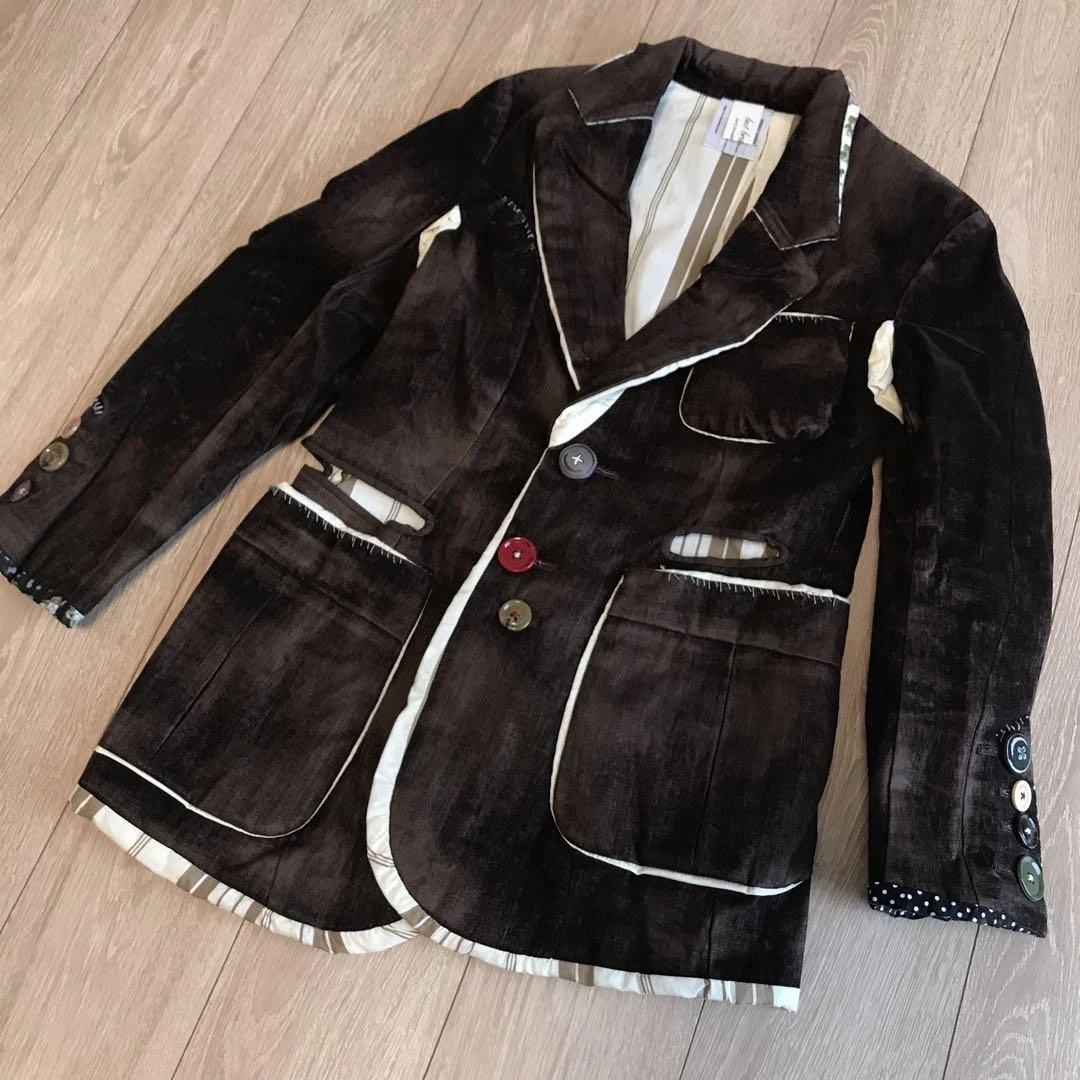 UNDERCOVER Giacca uomo SS 2005 sottocoperta ma epoca peluche taglia S rara