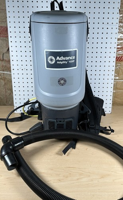 #ad Nilfisk Advance Agility 10XP Backpack Vacuum w Hose and Bag TESTED $294.95