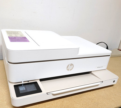 HP Envy 6555e Wireless Color Inkjet All-in-One Printer Touch screen display.