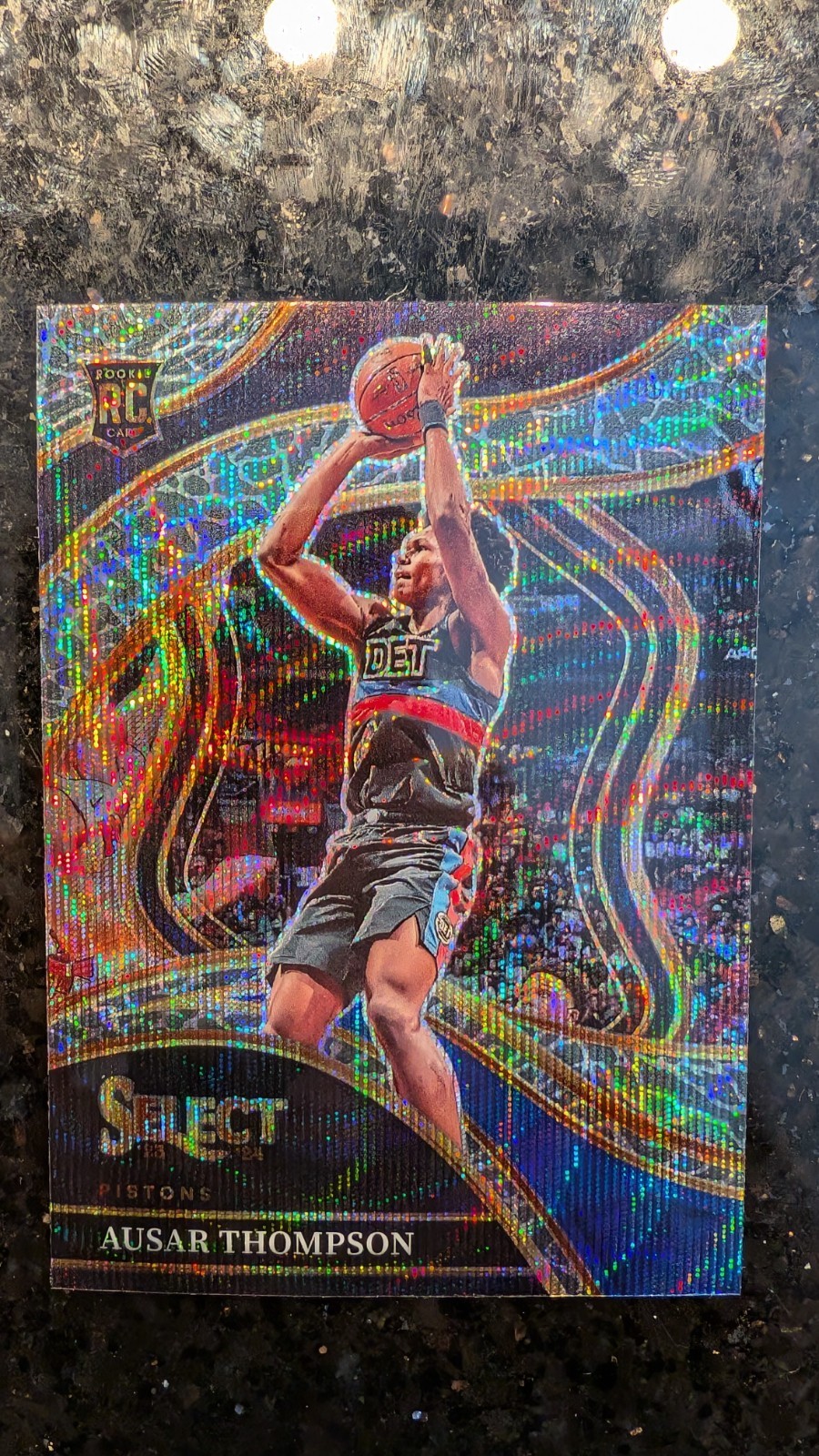 2023-24 Ausar Thompson #284 Panini Select Elephant Prizm Rookie RC SSP Case Hit