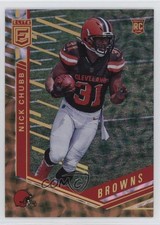 2018 Donruss Elite Rookies Gold /5 Nick Chubb #158 07lk