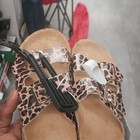 Just Be Women's Slide Sandals Buckle Straps Floral Animal Print Size 8 — photo 2