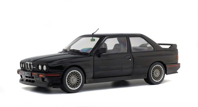 BMW e30 M3 Sport Evolution schwarz  INNEN HELL ! Modellauto S1801501 Solido 1:18