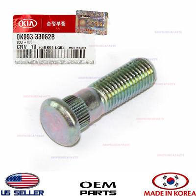 WHEEL STUD HUB BOLT GENUINE!!! FOR VARIOUS HYUNDAI KIA 0K99333062B 