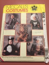 McCall  s Costume Pattern 8938 Sz Child 4 Skunk Lion Monkey Panda