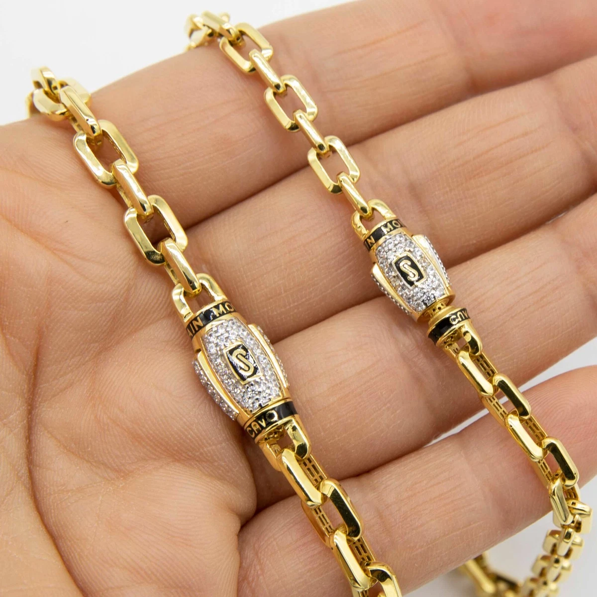 Chunky gold anklet deals