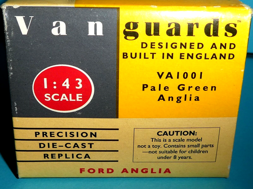 Ford Anglia Tipo 105 E Verde Pálido con interior claro 1960 Lledo Vanguards Nuevo - Imagen 3 de 8