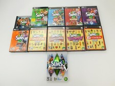 Lot of 12 The Sims 2 PC CD Game Expansion Packs Collection Sims 3 w/Ambitions