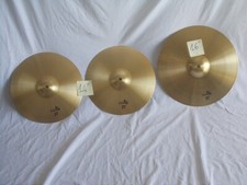TAMBURO T5 piatto crash ride 16" e coppia hi hat charleston 14" per drum set