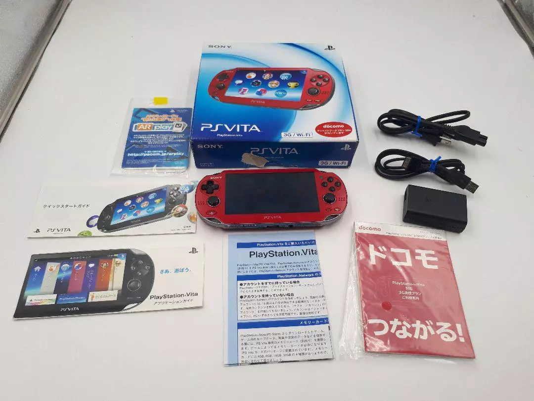 PS Playstation vita Wi-Fi model Cosmic Red PCH-1000 ZA03 PS Playstation vita Wi-Fi model Cosmic Red PCH-1000 ZA03