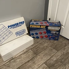 Nintendo NES Power Set in Box with Power Pad Controller Untested Not Complete